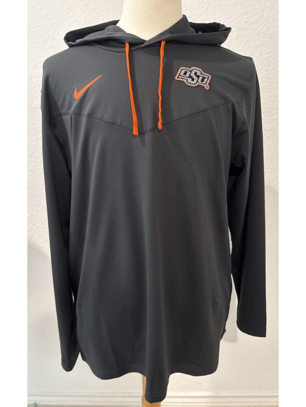 Nike Oklahoma State Cowboys OSU Black Hoodie Men's L
